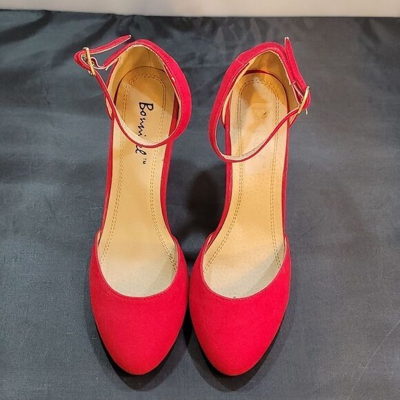 BOWMILEL ROUND TOE HIGH HEEL STILETTO D'ORSAY SHOE - Picture 3 of 14